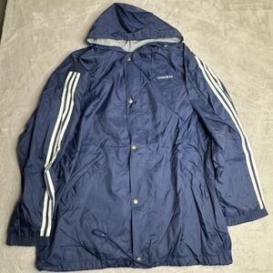 Vintage Adidas Men's Full‎ Zip Jacket Size Large Preowned Navy